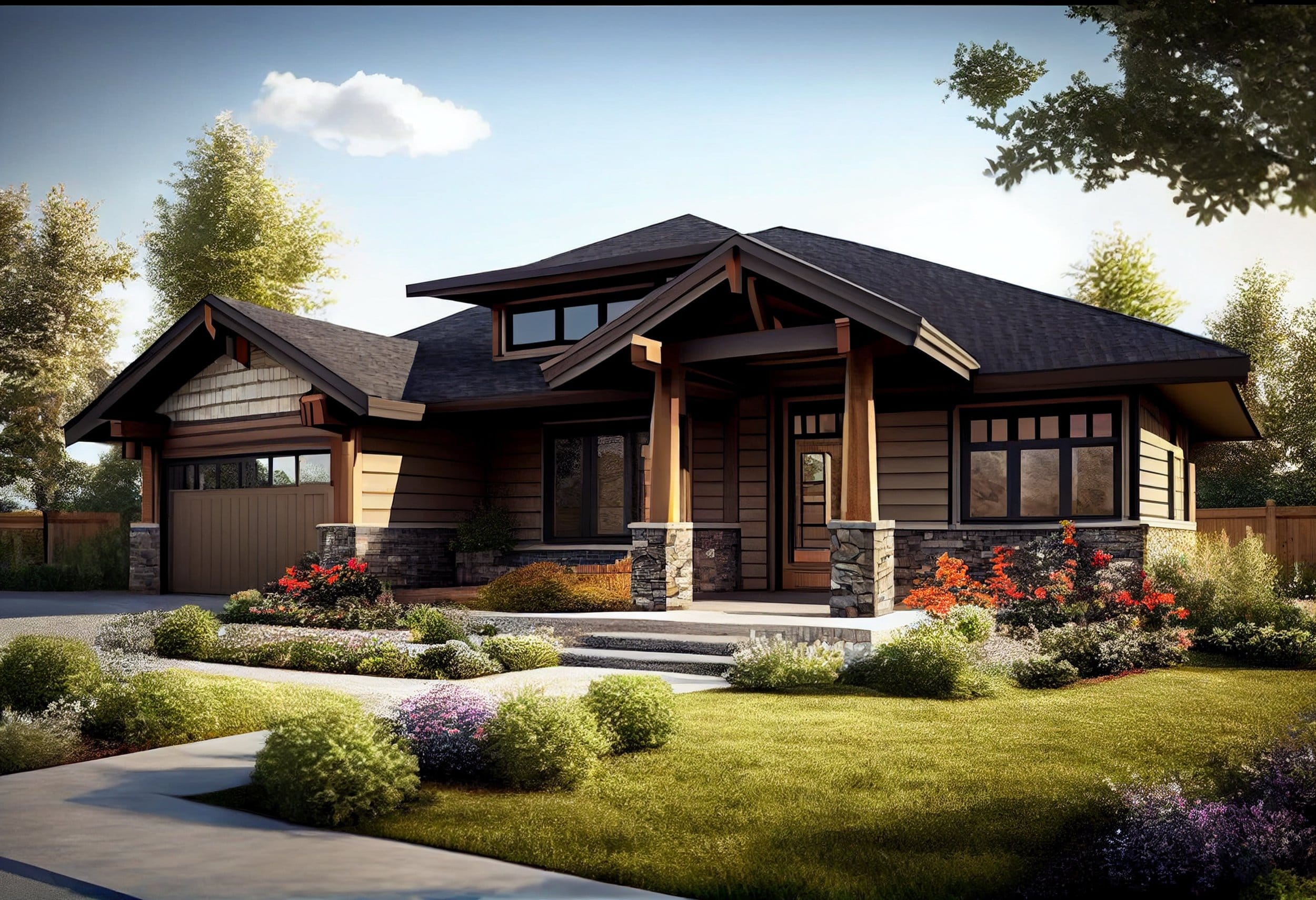 Modern Ranch Style House