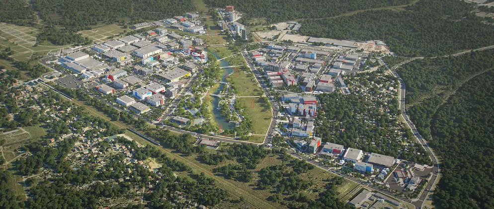 Site Plan aerial view