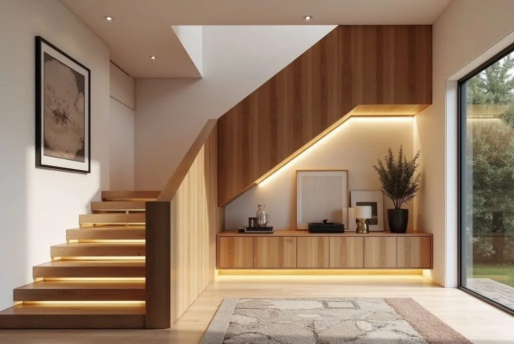 Railings with Integrated Shelving