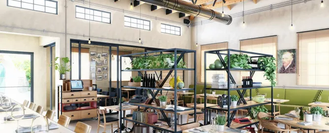 3D Cafeteria Visualization