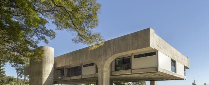 brutalist style architecture