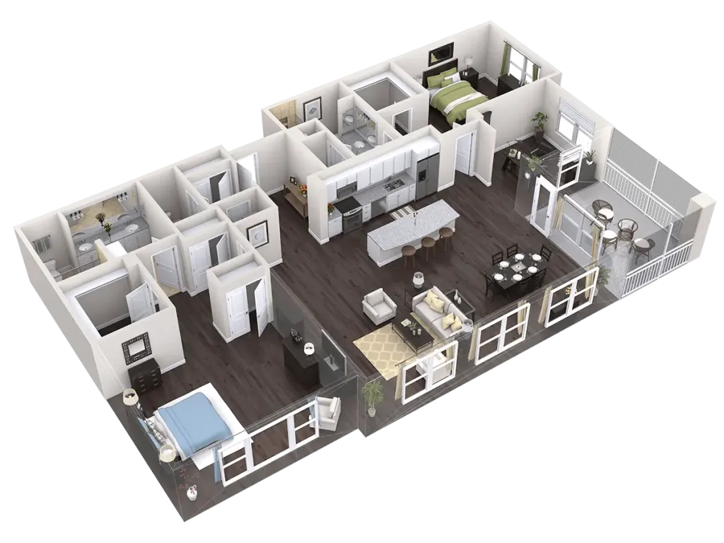 3D Floor Plan Services m 3D Floor Plan Services