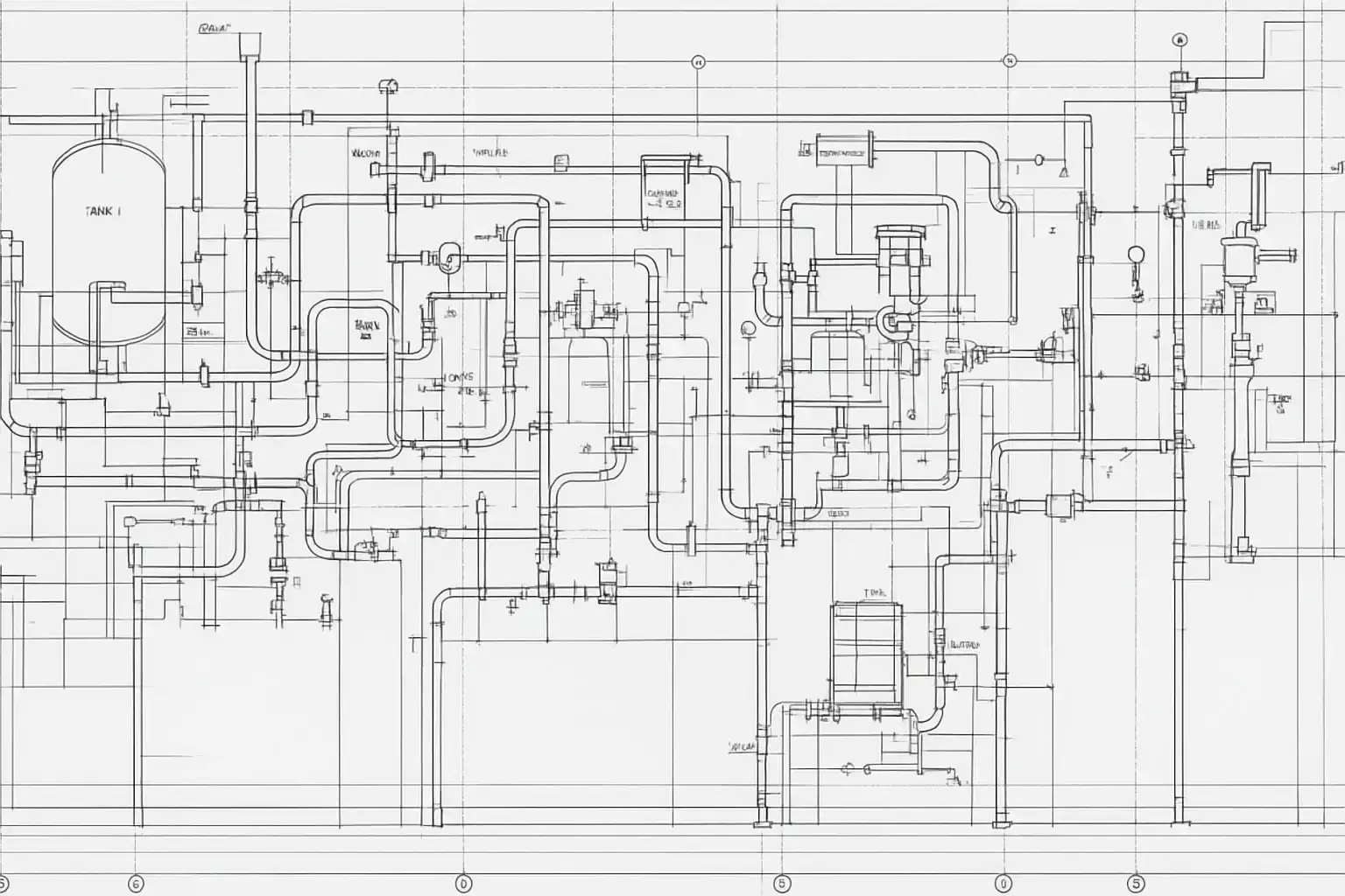 Industrial CAD Drafting 3D architectural design floor plans