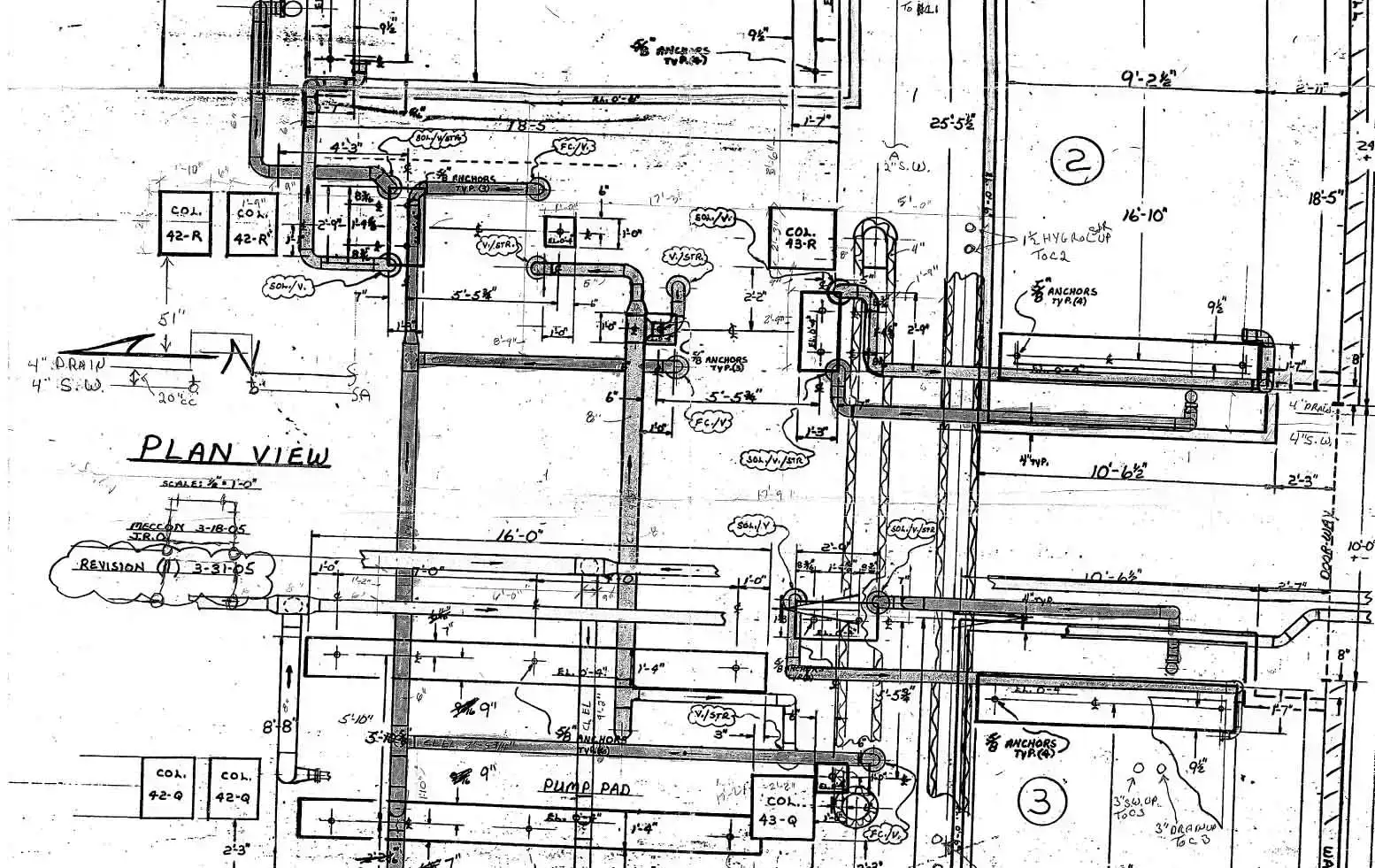 Plumbing CAD Drafting 3D Floor Plan design