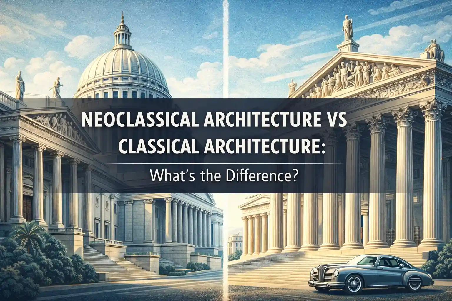 Neoclassical Architecture vs Classical Architecture