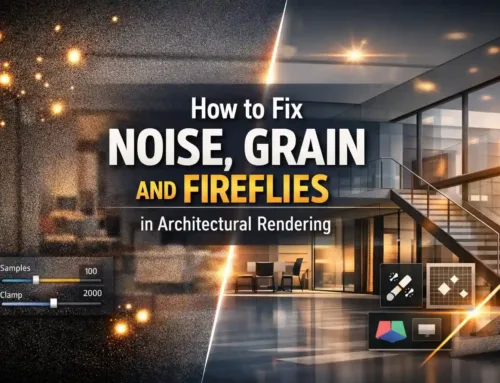 How to Fix Noise, Grain and Fireflies in Architectural Rendering