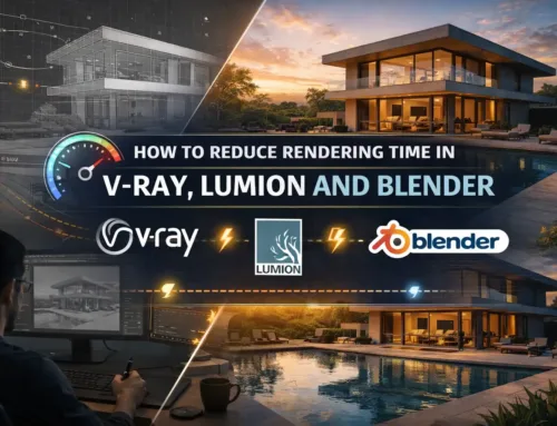 How to Reduce Rendering Time in V-Ray, Lumion and Blender