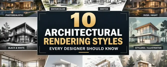10 Architectural Rendering Styles