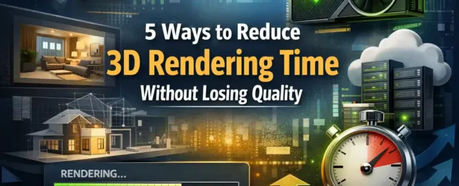 Reduce 3D Rendering Time Without Losing Quality