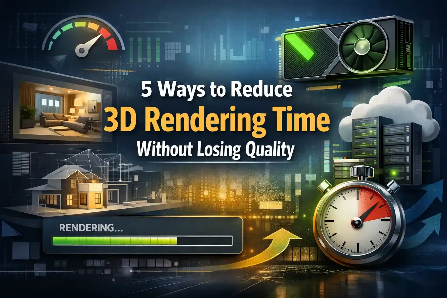 Reduce 3D Rendering Time Without Losing Quality