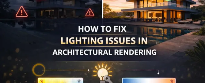 architectural rendering lighting issues