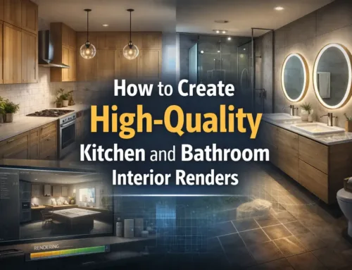 How to Create High-Quality Kitchen and Bathroom Interior Renders