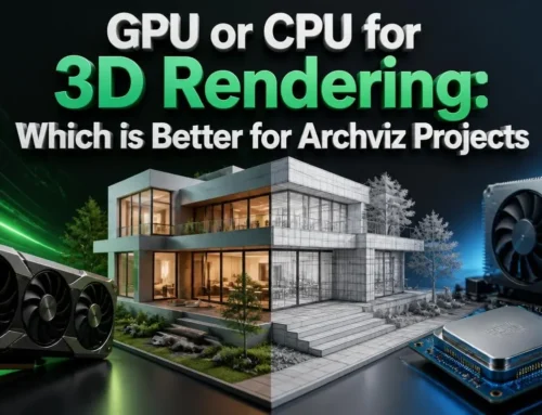 GPU or CPU for 3D Rendering: Which is Better for Archviz Projects