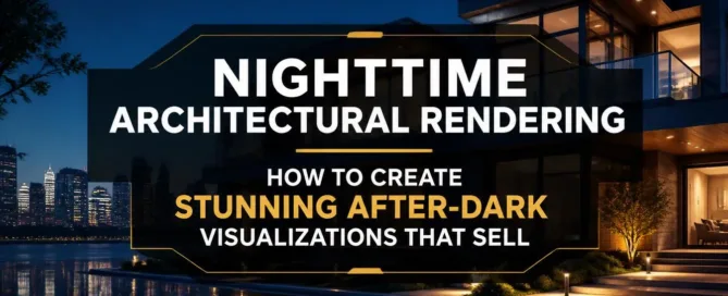 Nighttime Architectural Rendering