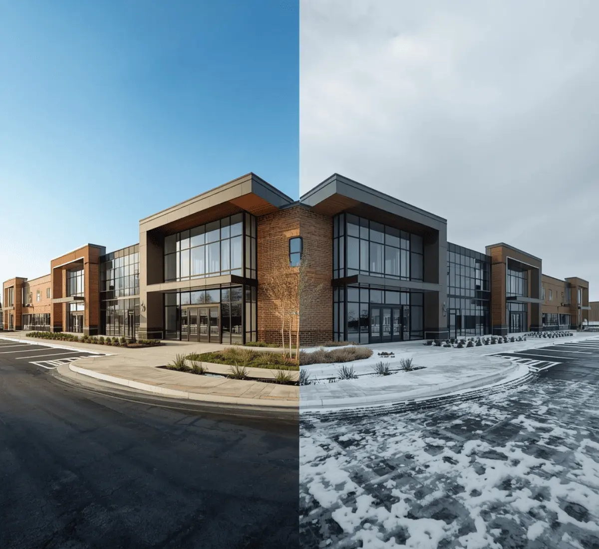 Showing a design across all four seasons - 3D Rendering & Architectural Visualization Services in Ohio