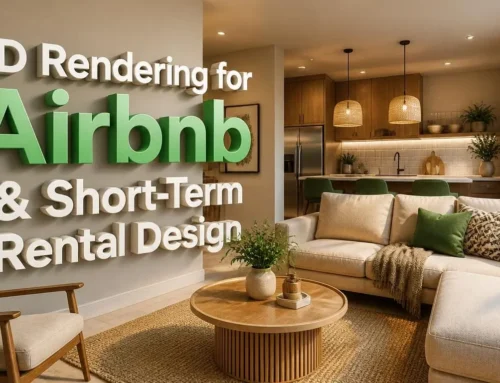 3D Rendering for Airbnb & Short-Term Rental Design