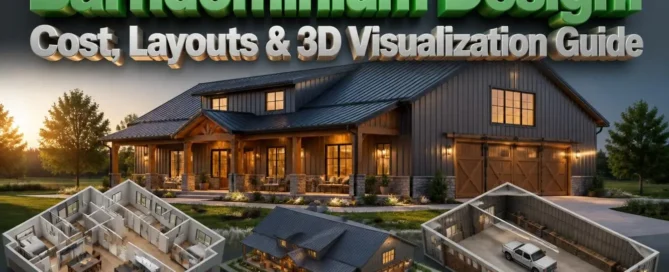 Barndominium Design Cost, Layouts & 3D Visualization