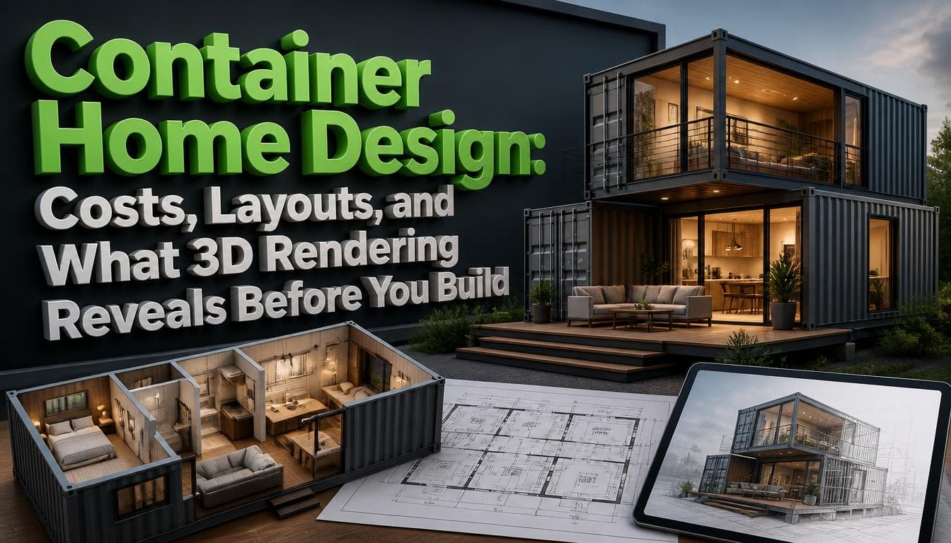 Container Home Design Cost, Layouts & 3D Renders