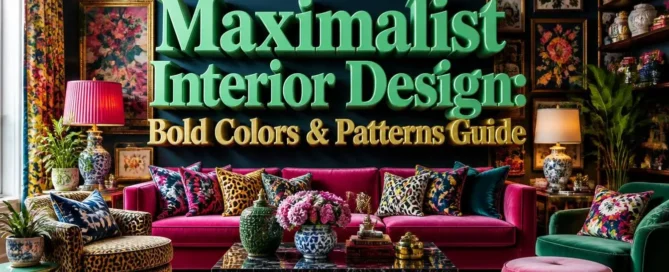 Maximalist Interior Design Bold Colors & Patterns Guide