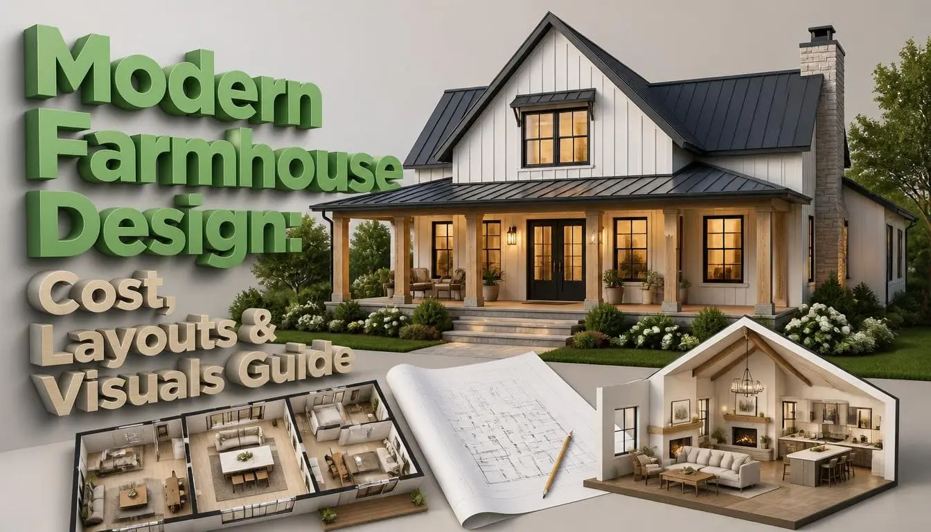 Modern Farmhouse Design Cost, Layouts & Visuals Guide