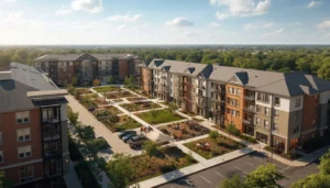 Multiple multifamily apartment developments representing housing demand growth across Texas, Florida, and California