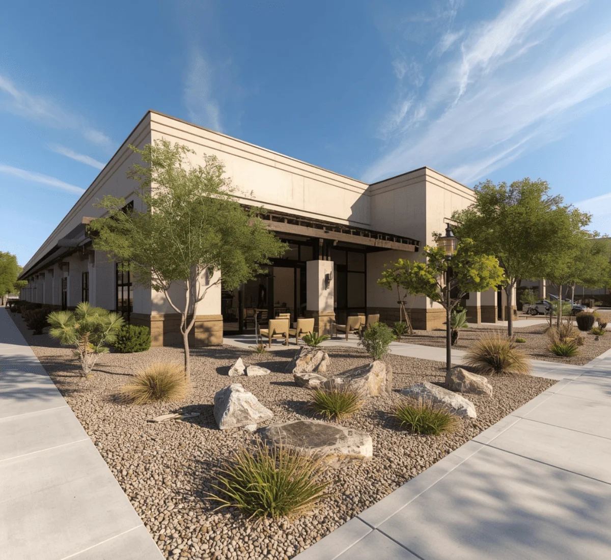 Justifying water-efficient design in a desert water market - 3D Rendering & Architectural Visualization Services in Nevada