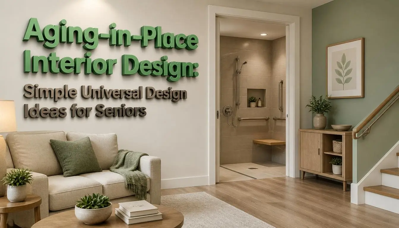 Aging-in-Place Interior Design Simple Universal Design Ideas for Seniors