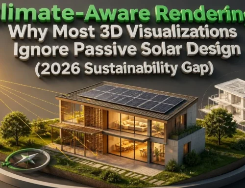Climate-Aware Rendering: Why Most 3D Visualizations Ignore Passive Solar Design (2026 Sustainability Gap)