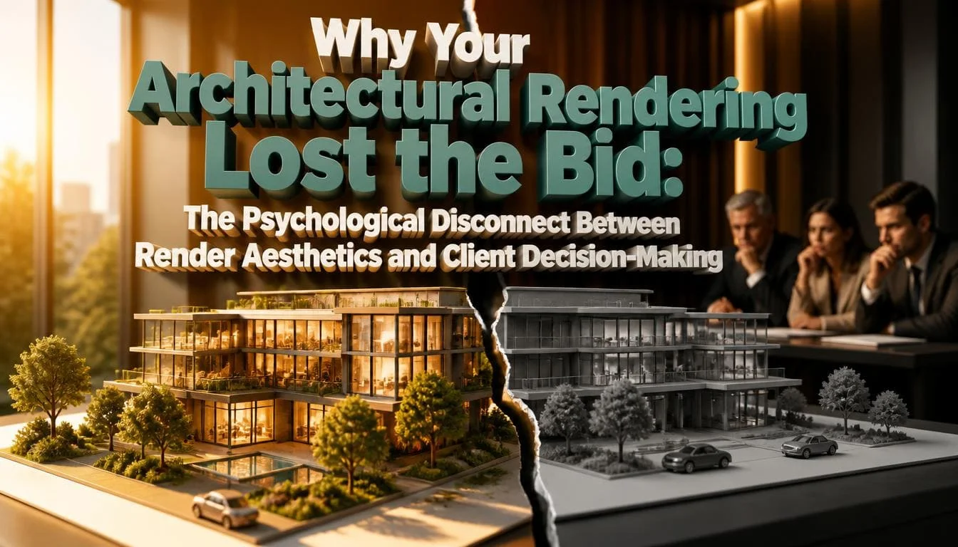 Why Your Architectural Rendering Lost the Bid The Psychological Disconnect Between Render Aesthetics and Client Decision-Making