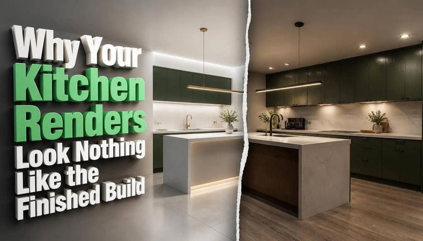Why Your Kitchen Renders Look Nothing Like the Finished Build