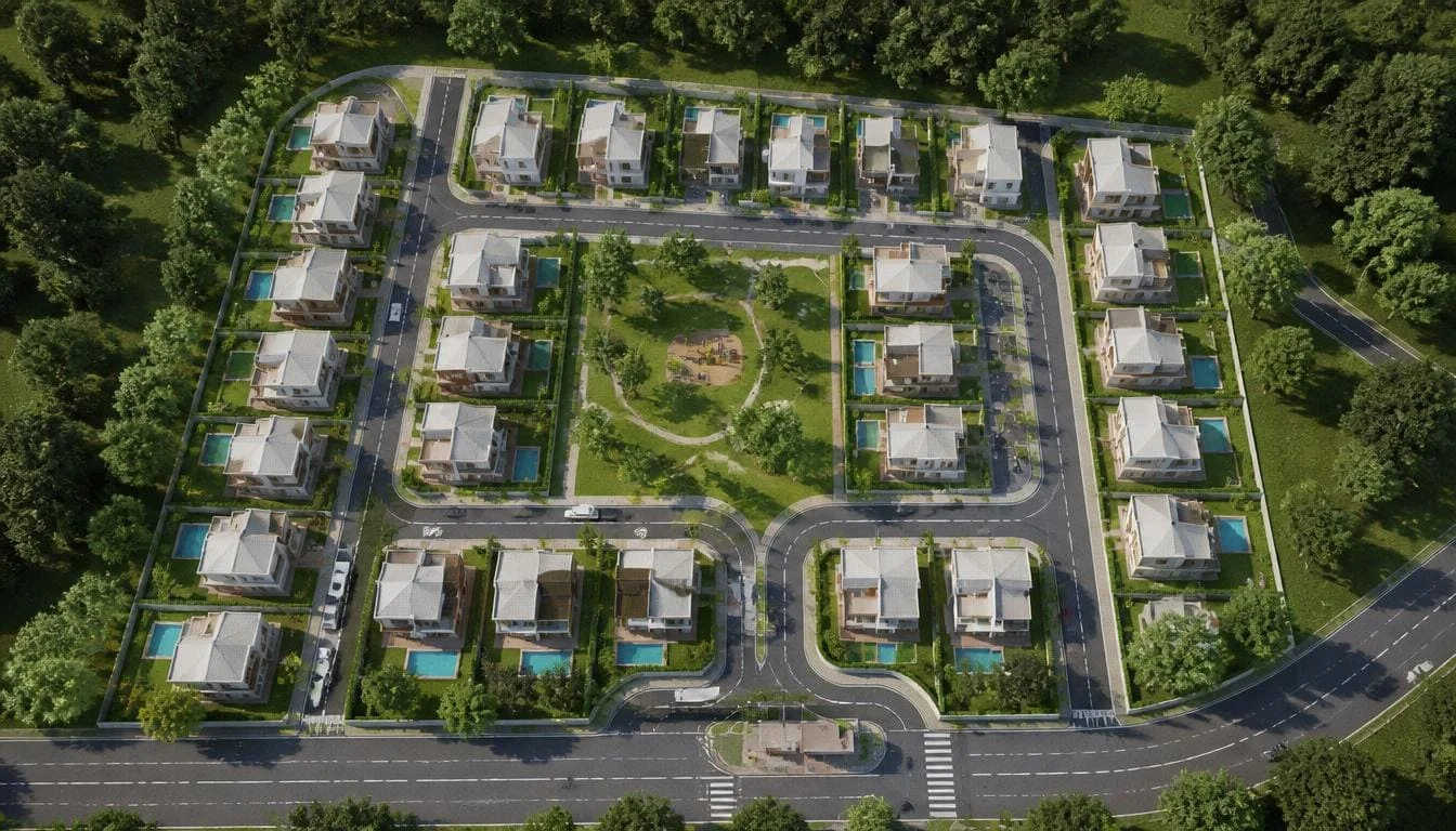 Aerial Site Renderings