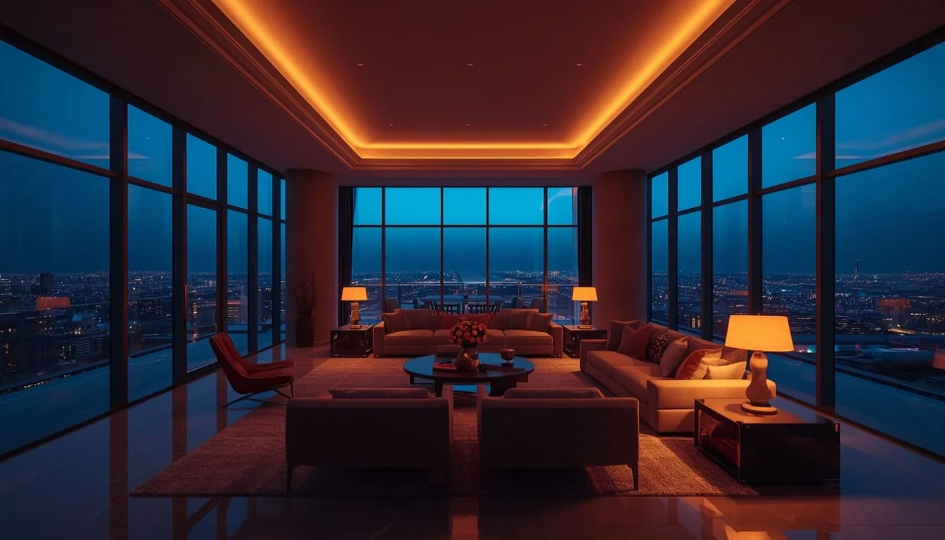Blue Hour and Twilight interior rendering