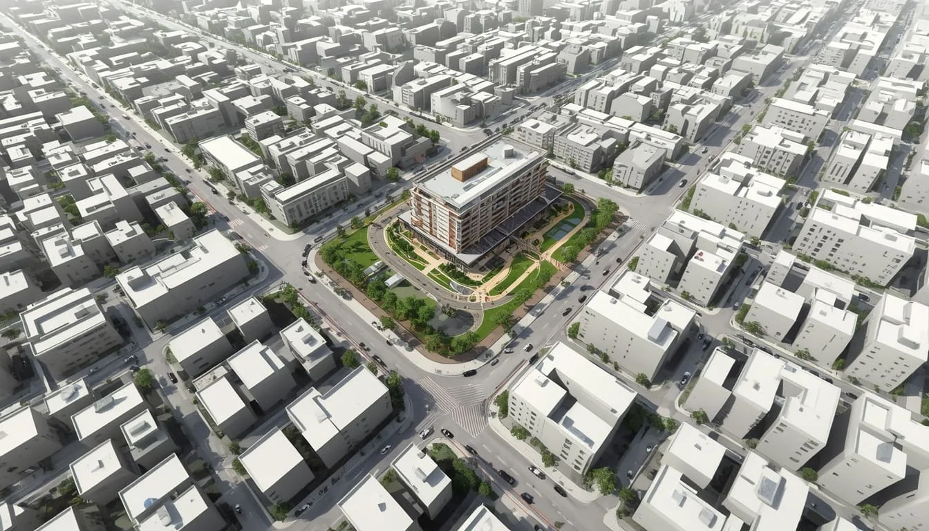 Contextual Site Plan Renderings