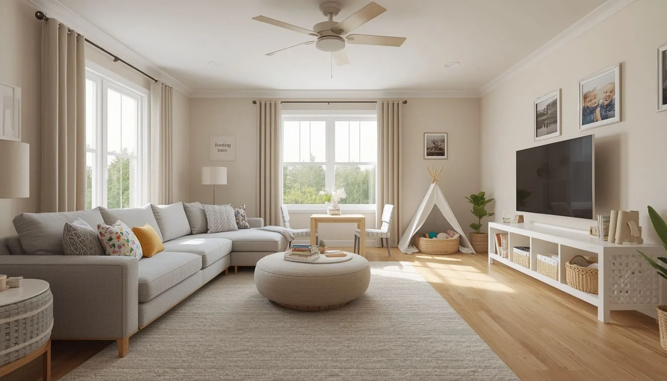 Family-Oriented Staging interior rendering
