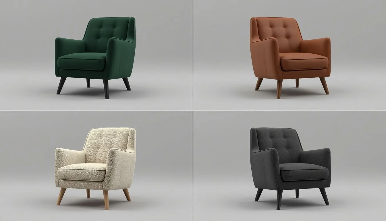 Furniture Material and Finish Variations