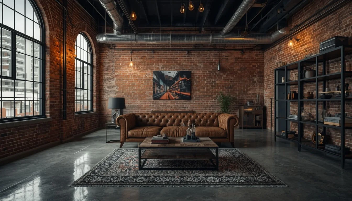 Industrial interior rendering