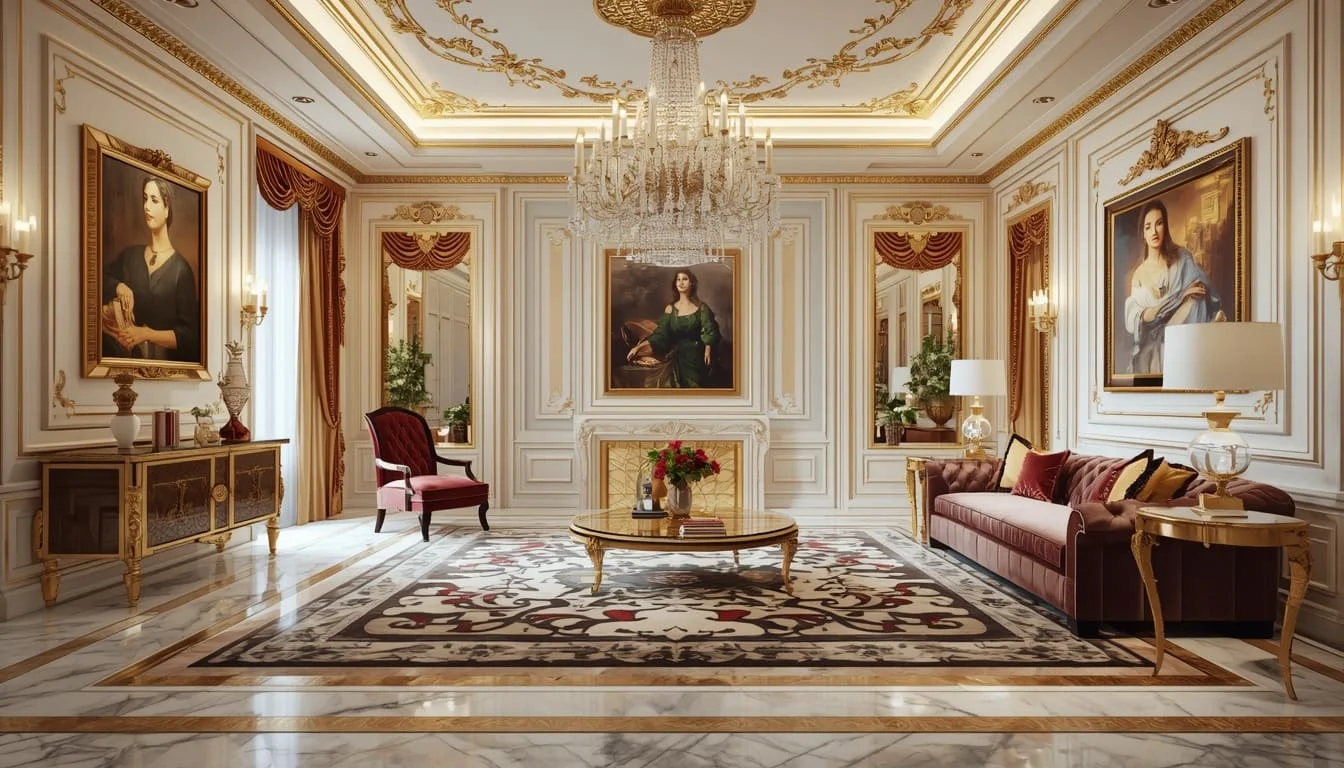 Luxury & Classic interior rendering