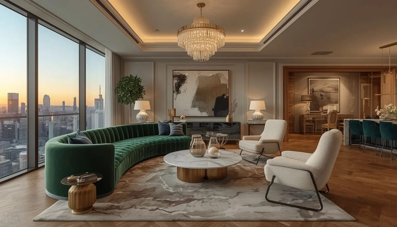 Luxury interior rendering
