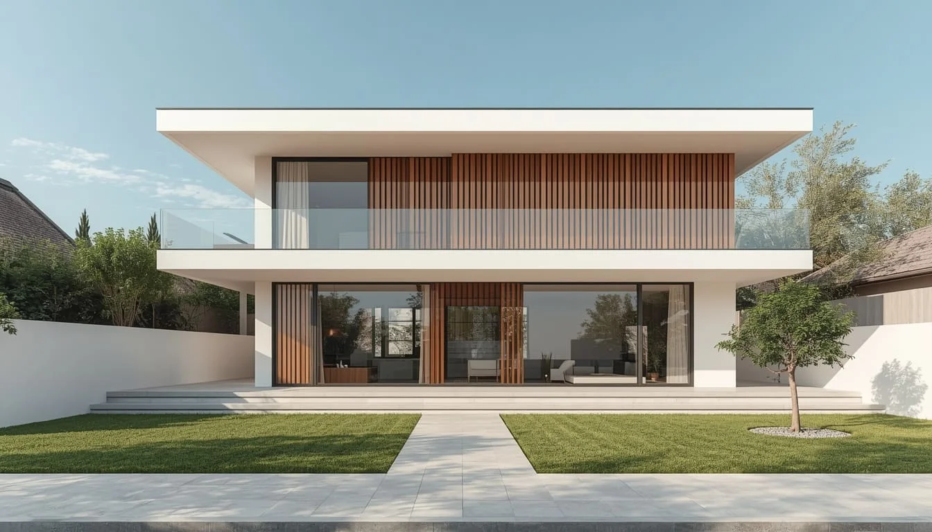 Modern & Contemporary Exterior interior rendering