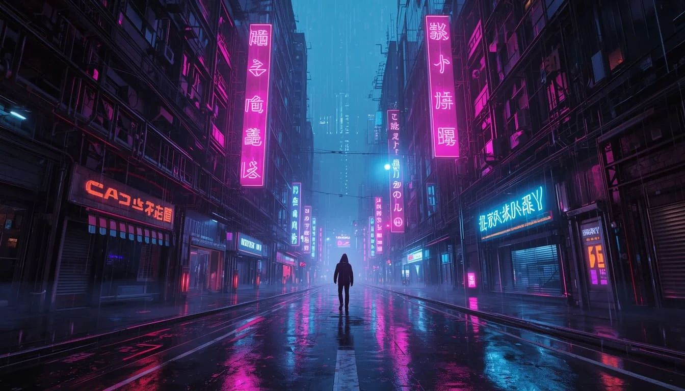Sci-Fi / Cyberpunk Style interior rendering