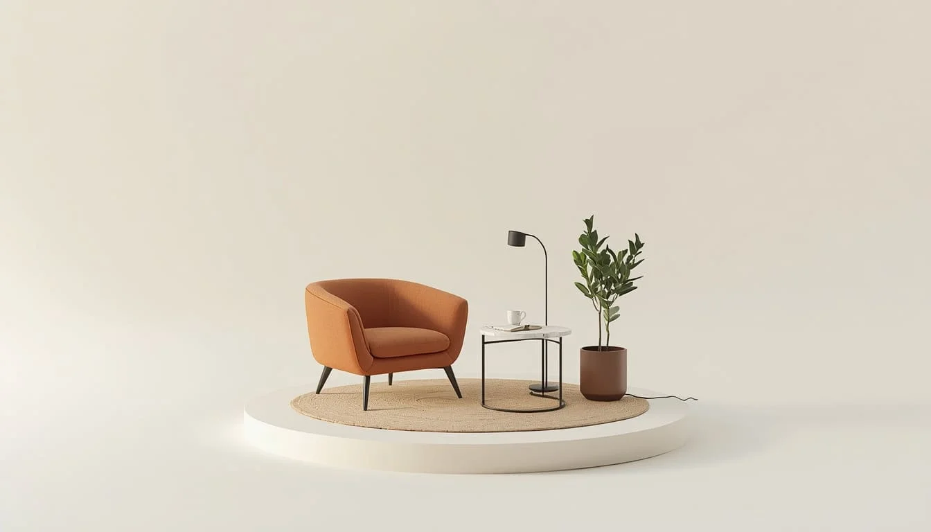 Siloed Lifestyle (Vignette) interior rendering