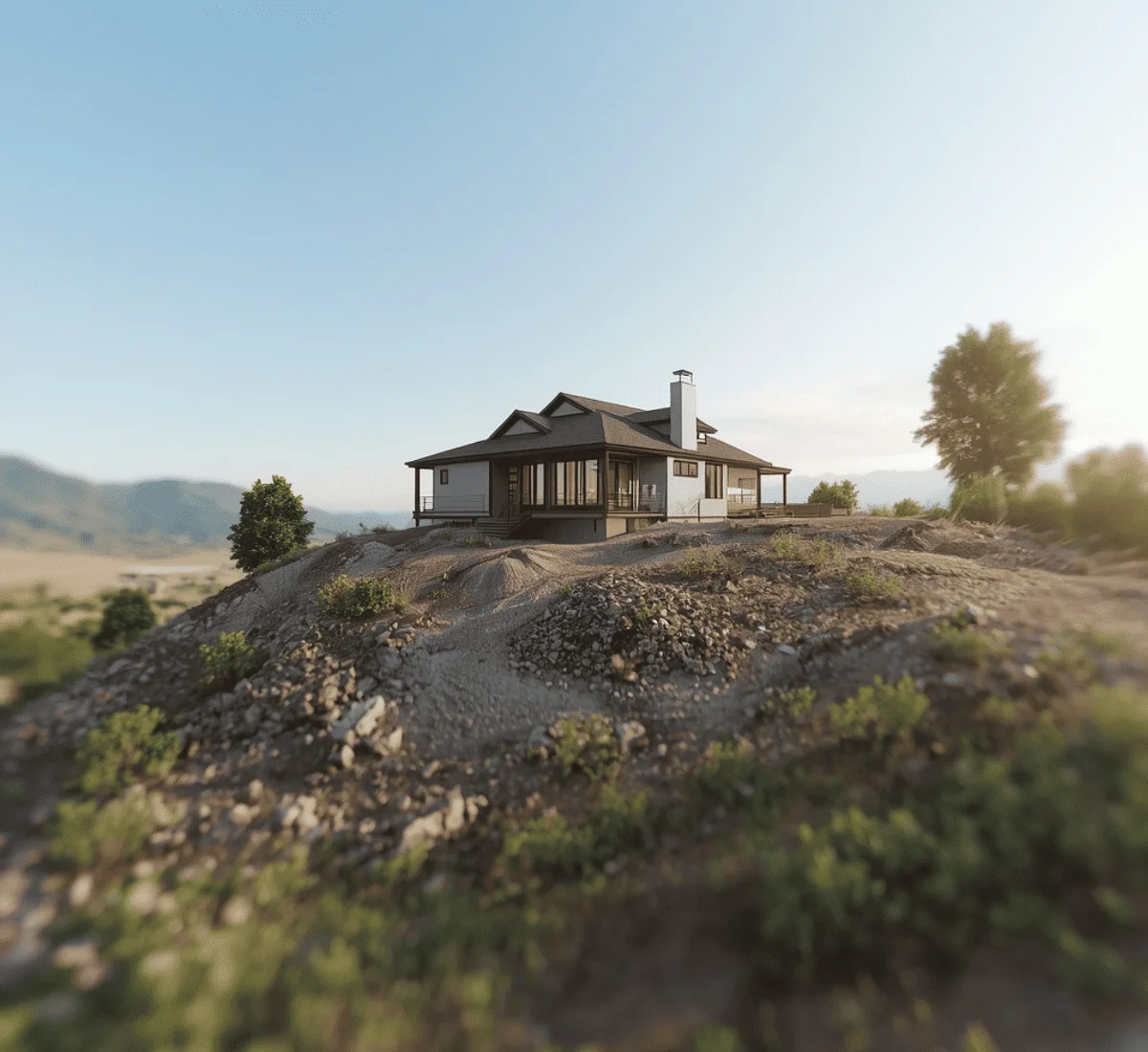 Designing responsibly around the Wasatch Fault and mountain terrain - 3D Rendering & Architectural Visualization Services in Utah