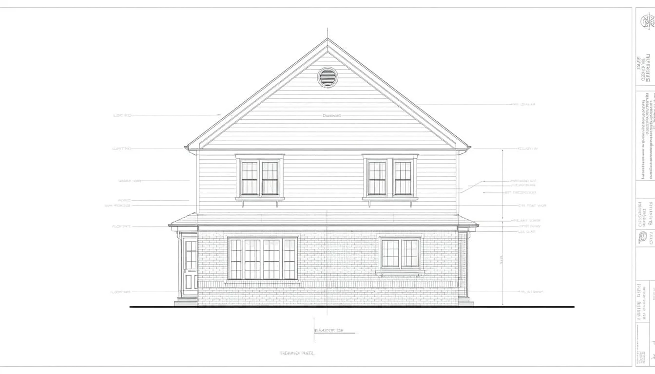 Architectural Elevation Drafting