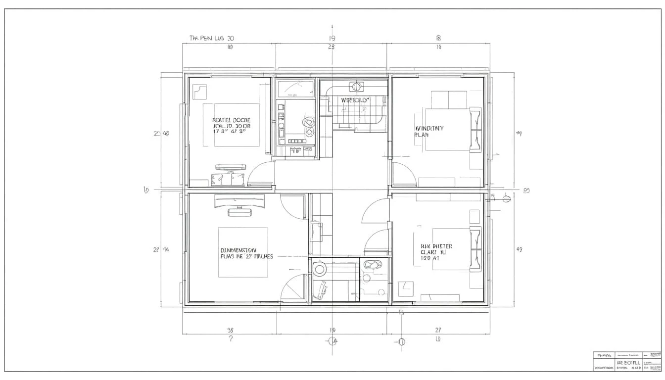 Architectural Floor Plan Drafting